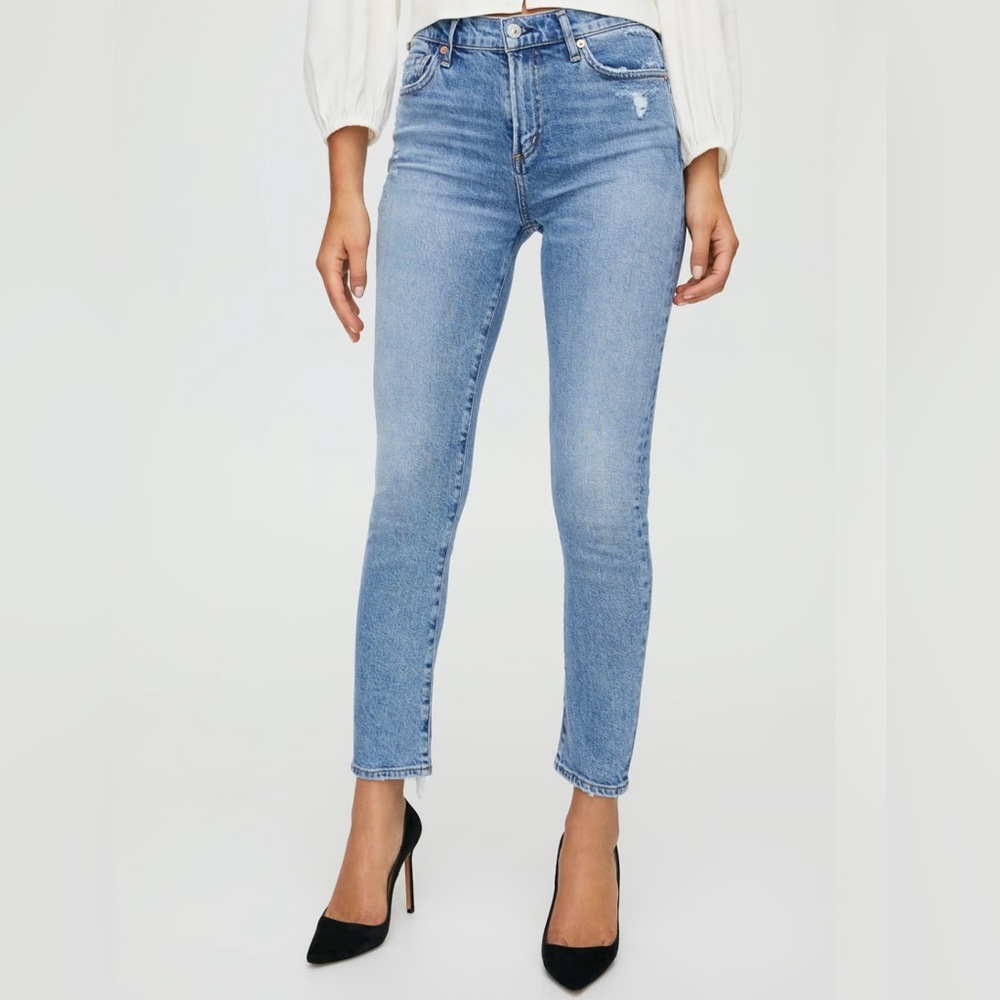 Citizens of Humanity Premium Vintage Harlow Ankle Mid Rise Slim Jeans